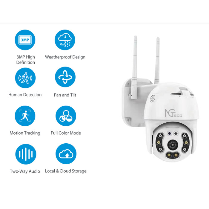 Bán camera IP Wifi PTZ 3MP ZKTECO NG C4200 giá rẻ chính hãng