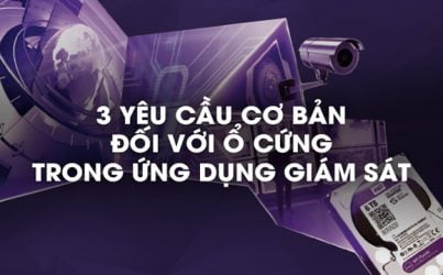 yêu cầu của ổ cứng camera