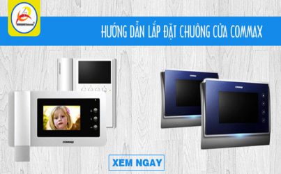 cách lắp đặt chuông cửa có hình Commax