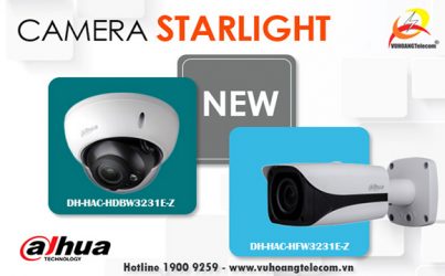 Bộ đôi camera starlight Dahua ra mắt