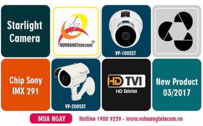 Trình làng bộ đôi camera starlight Vantech mới chức năng ấn tượng