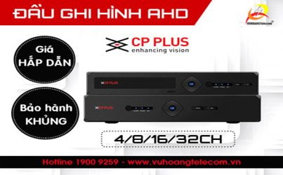 Phân phối đầu ghi hình AHD CP Plus chính hãng giá tốt nhất