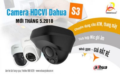 Camera HDCVI Dahua S3 mới