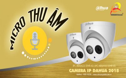 Camera IPC-HDW4431EMP-AS: Audio in/out, lưu trữ thẻ nhớ 128GB