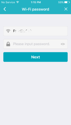 Trường hợp kết nối bằng WiFi, các bạn sẽ nhập mật khẩu WiFi của gia đình
