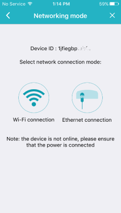 Tới bước này bạn có thể lựa chọn kết nối bằng WiFi hoặc kết nối bằng mạng LAN