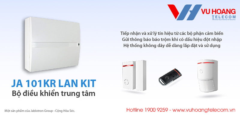 Bộ sản phẩm hệ thống báo động Jablotron 100