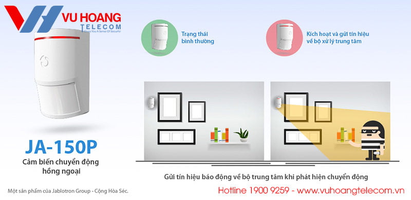 Cảm biến từ gắn cửa jablotron