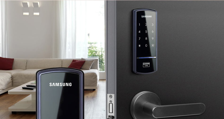 Khóa cửa điện tử Samsung với nhiều tiện ích
