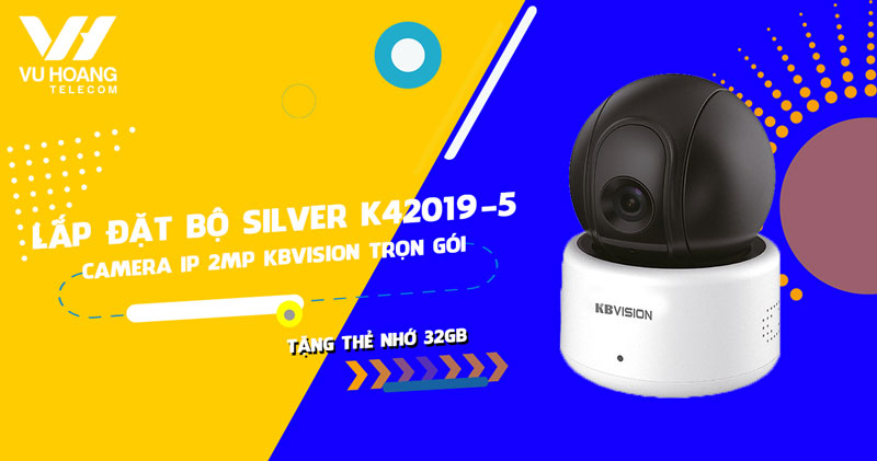 Lắp đặt camera IP 2MP KBVISION KBI-H20PWN (SILVER K42019-5)