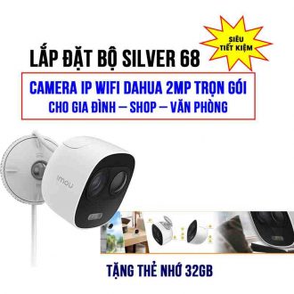 Bộ camera Wifi DAHUA DHI-C26EP trọn gói SILVER 68