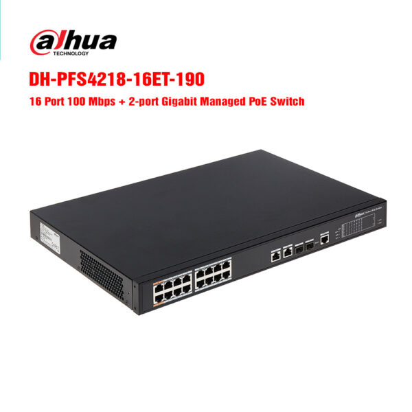 Switch mạng 16 cổng DAHUA DH-PFS4218-16ET-190