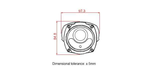 Thông số kích thước camera DGM1306P 1
