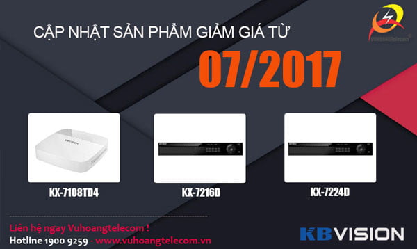 Đầu ghi hình HDCVI Kbvision giảm gi - 2