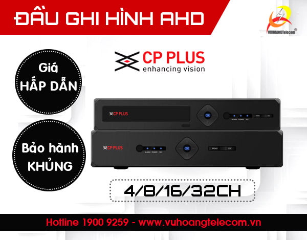 Phân phối đầu ghi hình CP Plus 