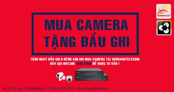 mua camera tặng đầu ghi hình