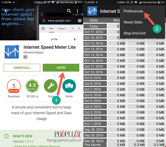 Cách hiển thị tốc độ Wi-Fi trên smartphone - 1 
