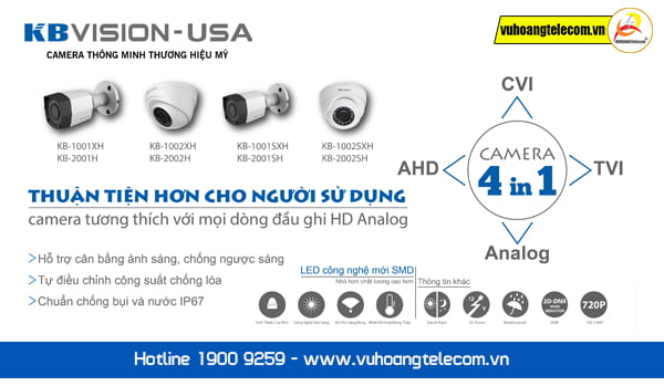 giảm giá đầu ghi hình Kbvision