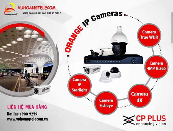 Camera IP CP Plus Orange 