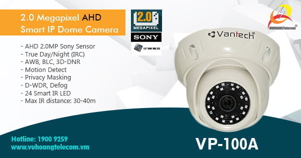 Kit AHD 2MP Vantech chip Sony -2 