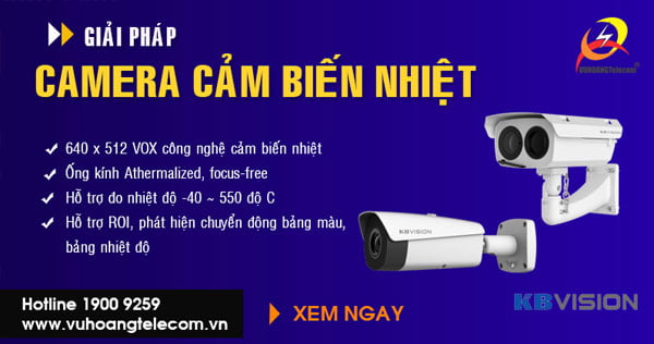 Camera cảm biến nhiệt Kbvision giá tốt