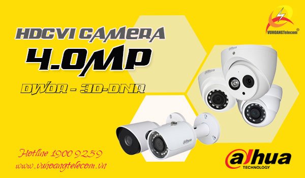 Camera HDCVI Dahua 4MP mới