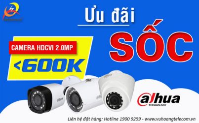 Ưu đãi camera HDCVI DAHUA giá rẻ