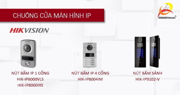 hệ thống chuông cửa màn hình Hikvision- 3 