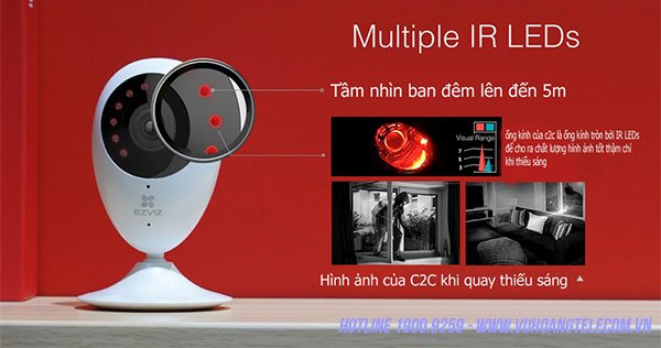 Ưu điểm camera Wifi Ezviz-4