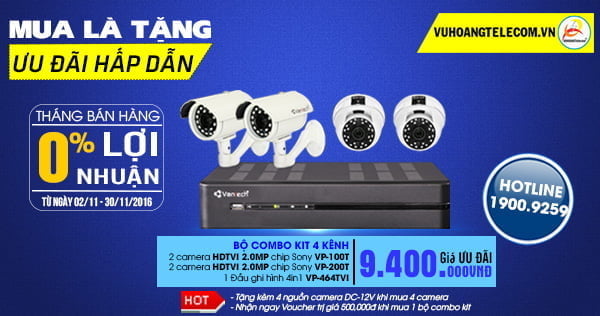 khuyen mai mua camera Vantech tai Vuhoangtelecom