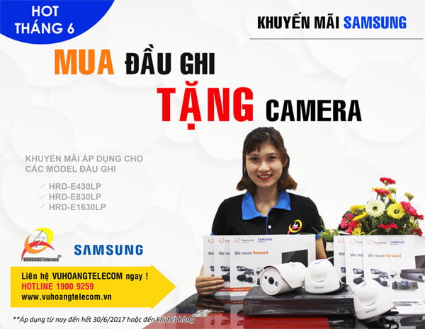 khuyến mãi mua đầu ghi hình