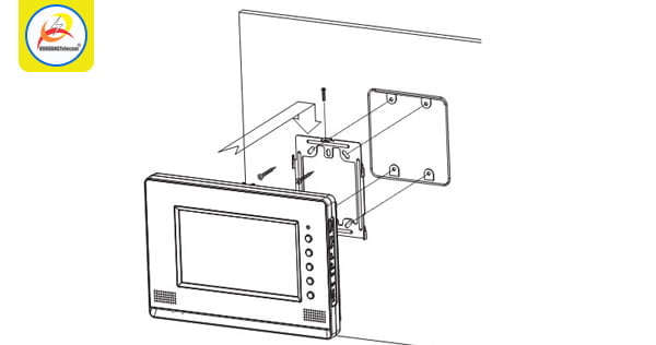 hướng dẫn lắp chuông cửa có hình Commax - 2 