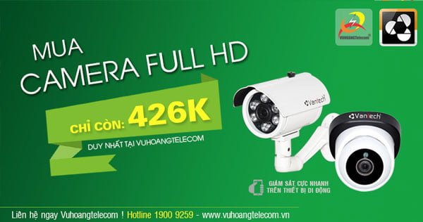 mua camera Full HD Vantech