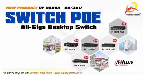 mua Switch PoE Dahua giá rẻ
