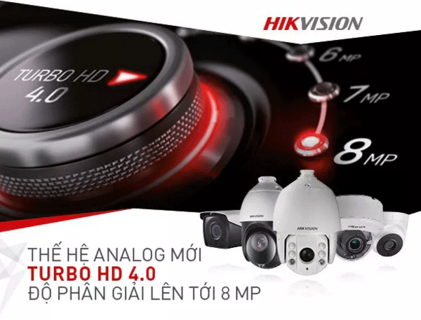 Camera HDTVI Hikvision 8mp