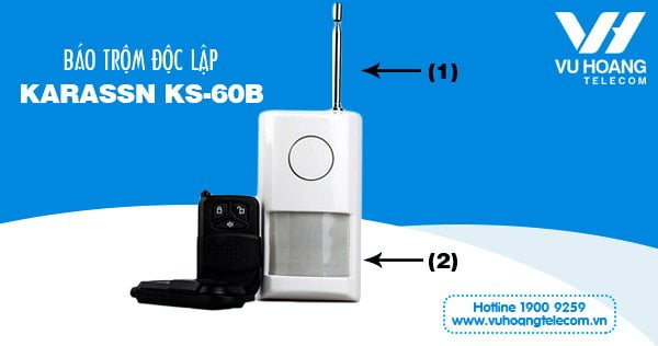 Mặt trước chống trộm hồng ngoại KS-60B