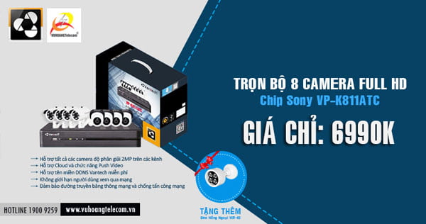 Trọn bộ camera Vantech