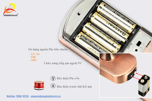 bảo quản khóa cửa điện tử  - h2