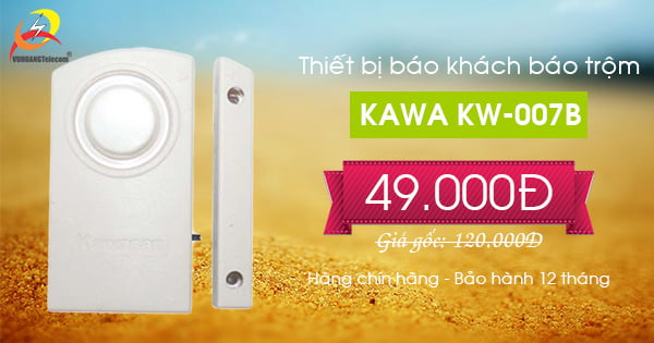 chuông cửa báo khách báo trộm KAWA KW-007B 