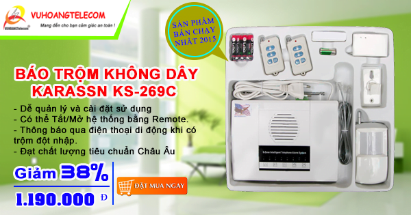 báo trộm không dây KARASSN KS-269C -2 