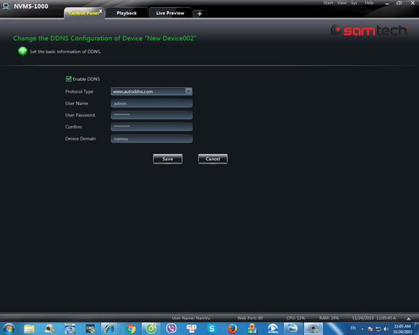 cách cài đặt tên miền đầu ghi -3