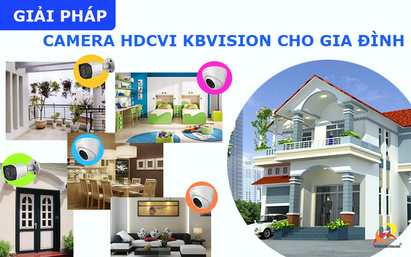 giải pháp lắp đặt camera HDCVI KBVISION  
