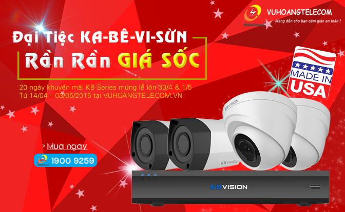 lắp đặt camera KBVISION giá rẻ -3 