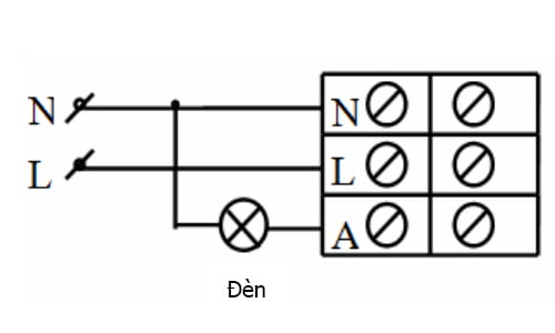 sơ đồ lắp đặt công tắc cảm ứng hồng ngoại