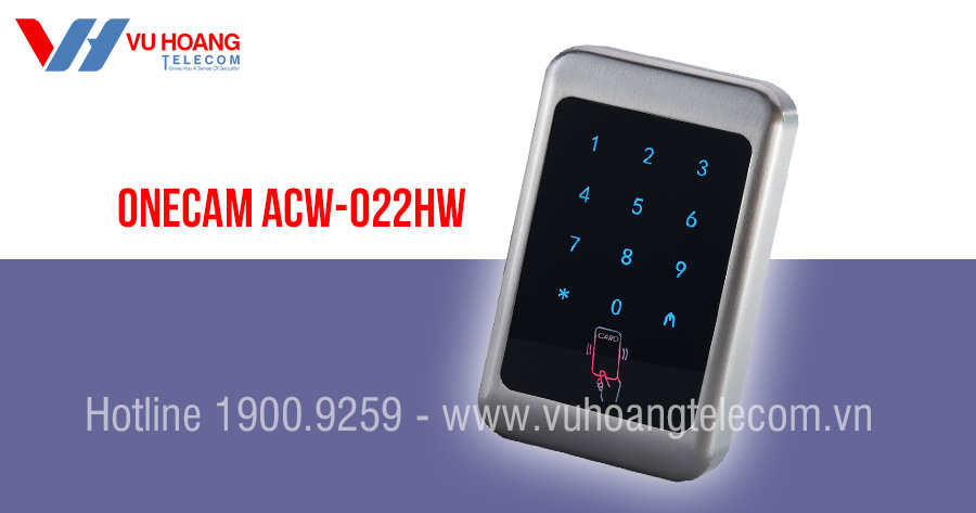 Thiết bị kiểm soát cửa bằng thẻ ONECAM ACW-022HW