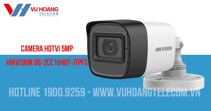 Camera HDTVI 5MP có mic HIKVISION DS-2CE16H0T-ITPFS