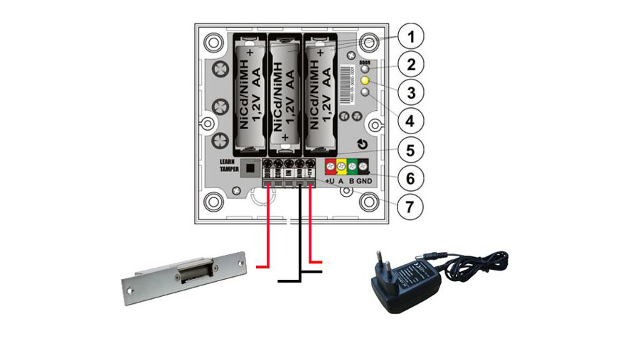 Module kiểm soát khóa điện JA-120N