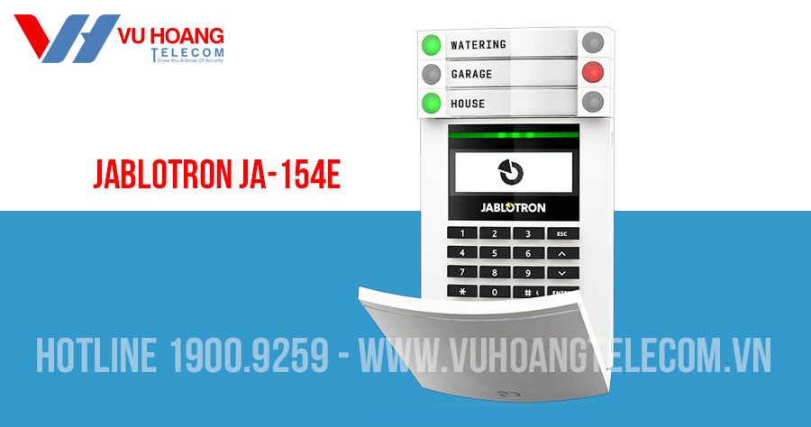 Bảng điều khiển không dây JABLOTRON JA-154E