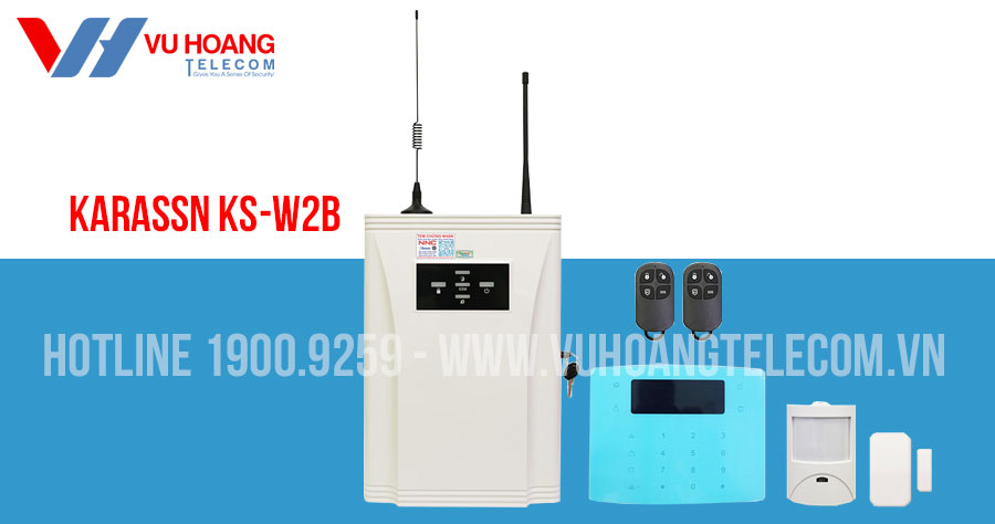 Bán báo động báo cháy KARASSN KS-W2B 40 vùng giá tốt tại Vũ Hoàng Telecom