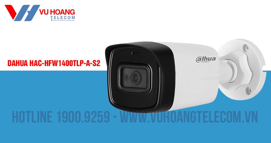 Camera HDCVI 4MP DAHUA HAC-HFW1400TLP-A-S2